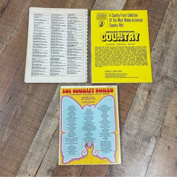 Vintage Organ Pop Country Song Music Book Bundle Notes - Picture 3 of 9